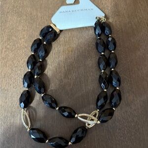 dana buchman black Fashion Women Necklace Jewelry Rhinestone Accents With Tag